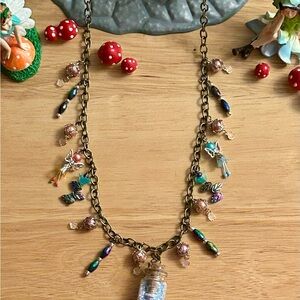 Whimsical Fairy Charm Necklace